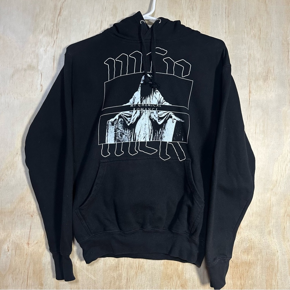 Vtg My Chemical Romance Hoodie Emo Black Parade MCR Punk Y2K Band Adult S Unisex